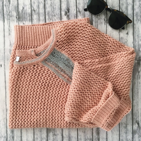 Jennifer Lopez Sweaters - J.Lo Knit Sweater with Metallic Detail